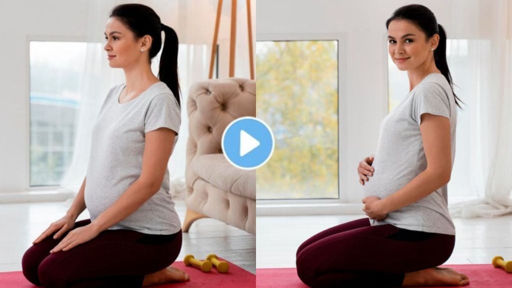 Yoga During Pregnancy | Supta Baddhakonasana | Reclining Butterfly Pose | Reclining Bound Angle Pose