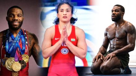 Vinesh Phogat Jordan Burroughs