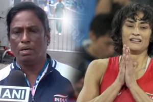 Vinesh Phogat and PT Usha