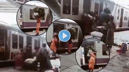 Watch Brave Women Risk Lives Climbing Treacherous Local Train Viral Video