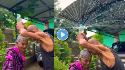 Water fountain with plastic bottle