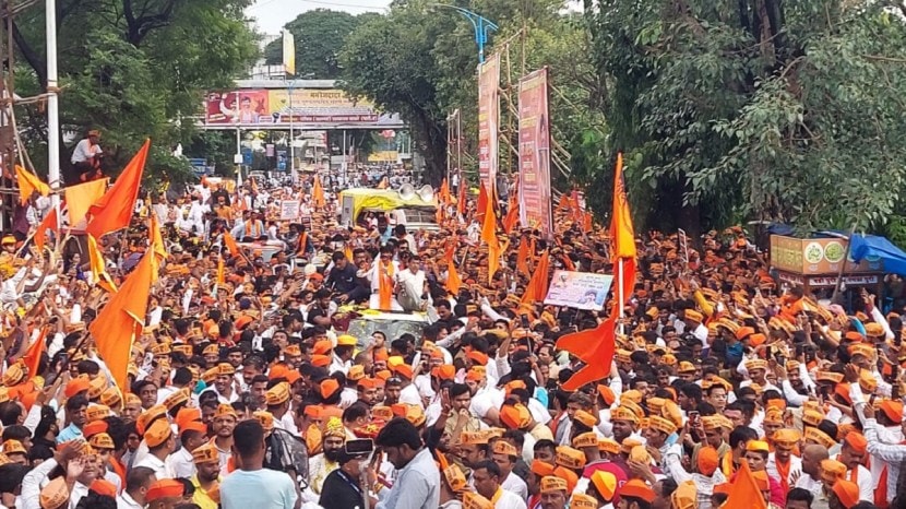 Manoj Jarange Patil, peace rally, pune,