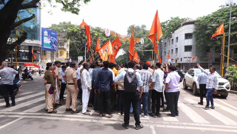 Sushma Andhare On Narayan Rane,Sushma Andhare,Narayan Rane, Shivsena UBT Pune Protest