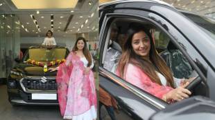 apurva nemlekar buys new car