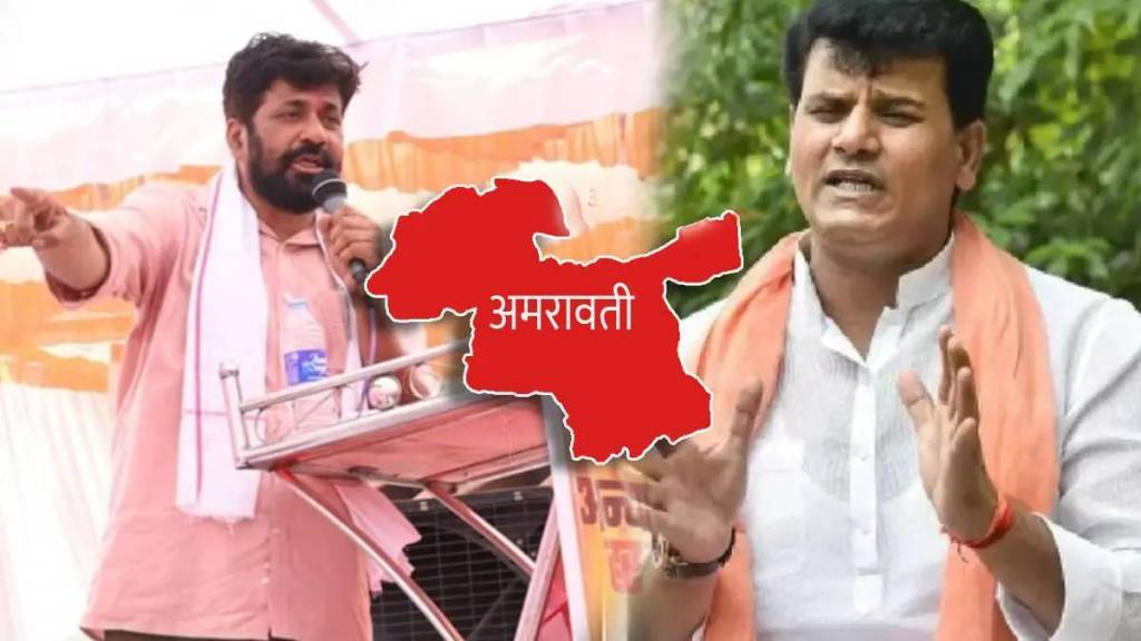 Prahar JanShakti Party candidate Bachchu Kadu criticizes Rana couple