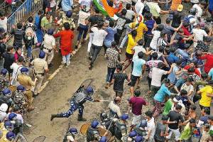 massive protest in kolkata demanding resignation of cm mamata banerjee