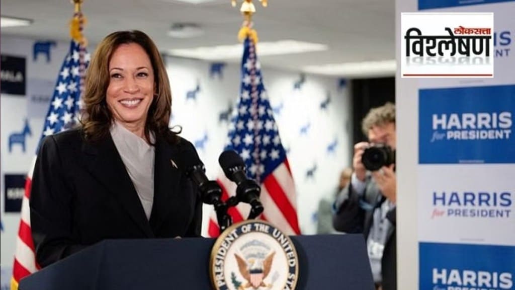 kamala harris usa president marathi news