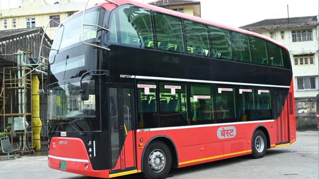 Mumbai electric double decker bus