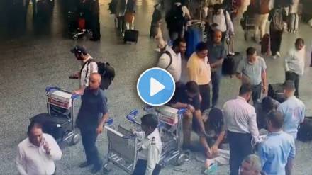 CISF performs CPR Delhi Airport video viral