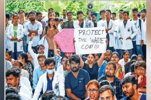 Mamata Banerjee role in doctor rape murder case Protests continue at hospitals