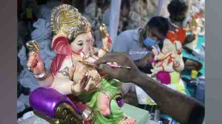 50 to 60 ganesh idols vandalized in factory in Padmanagar area