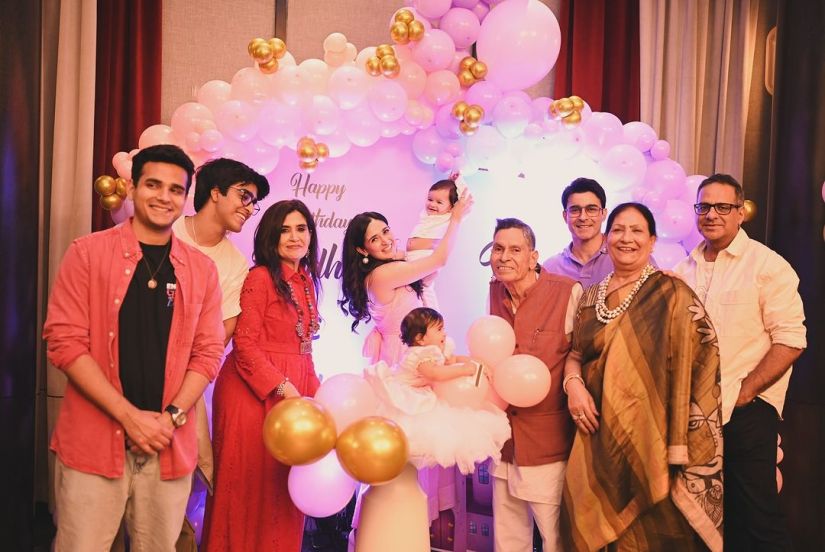 gautam rode Pankhuri Awasthy twin babies photos