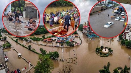 heavy rainfall in Gujarat Floods worst hits