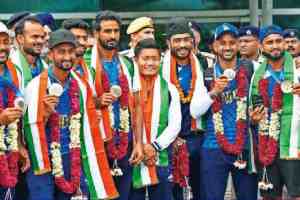 Harmanpreet Singh, Indian hockey team, Olympic bronze medal, Paris Olympics, Sreejesh, Sports Minister Mansukh Mandaviya,