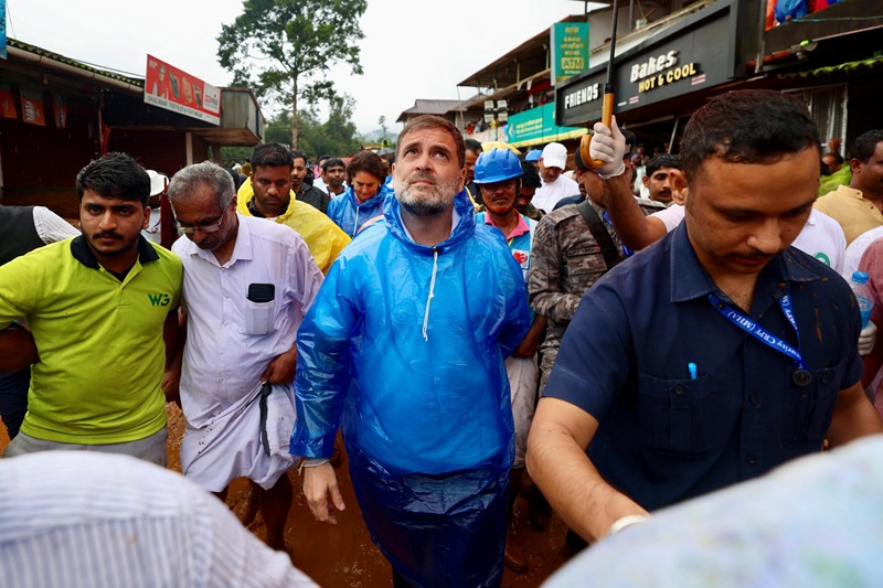 rahul gandhi at waynad