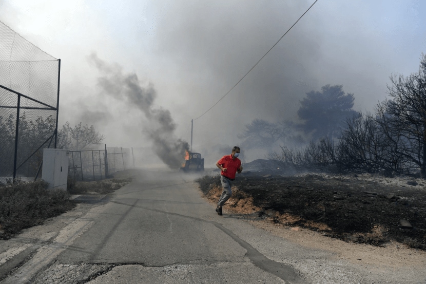 Greece Wildfires photos