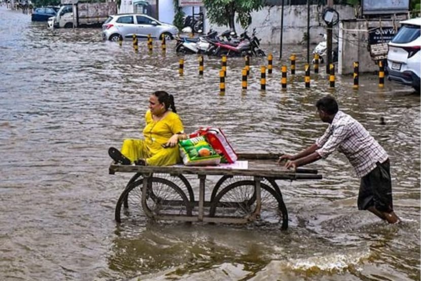 Gujarat Flood News in marathi, Heavy Rainfall In Gujarat