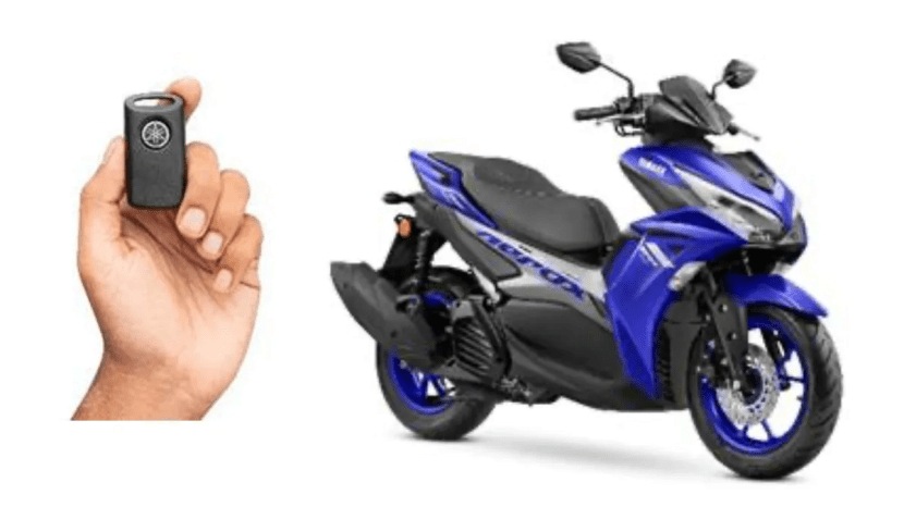 The smart key function allows remote starting of the scooter | Image: Yamaha