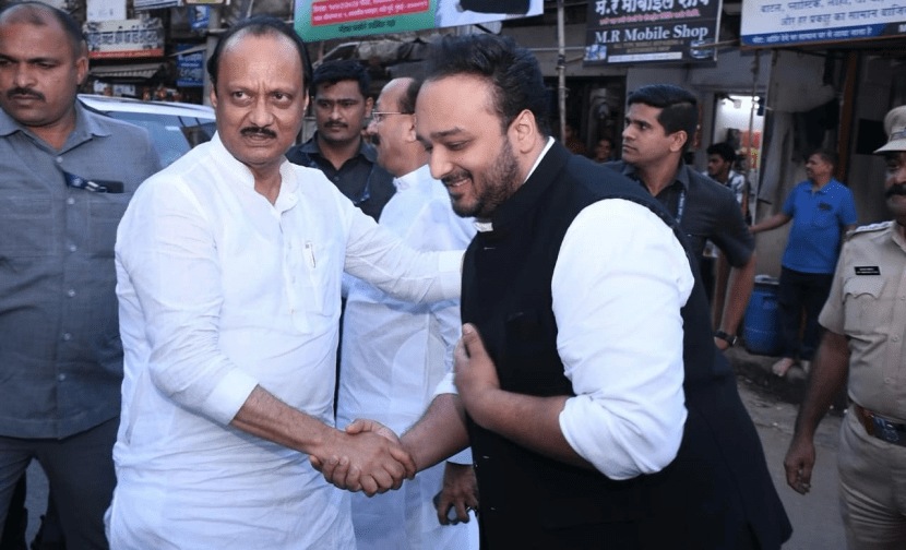 zeeashaan sidiqui and ajit pawar