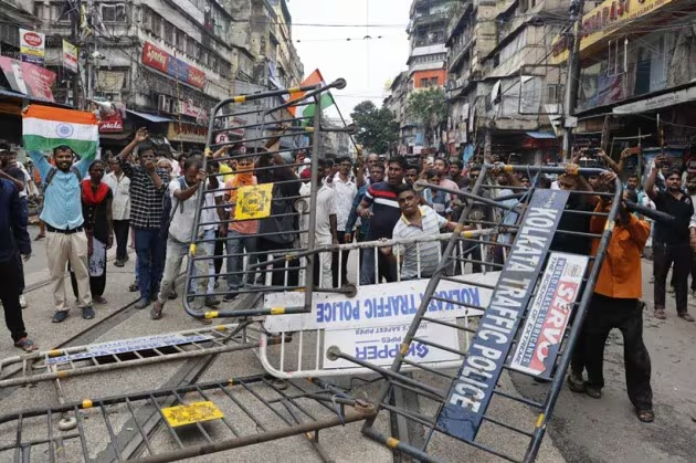 Kolkata Nabanna Protest