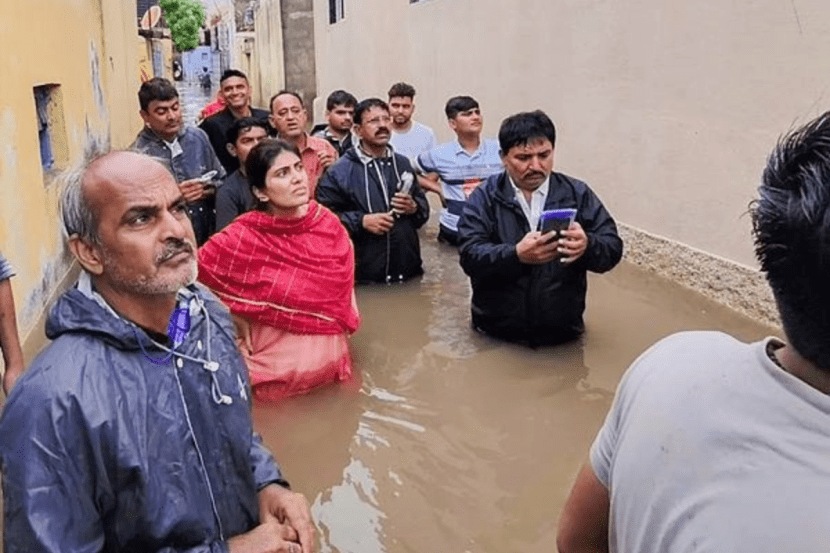 Gujarat Flood News in marathi, Heavy Rainfall In Gujarat