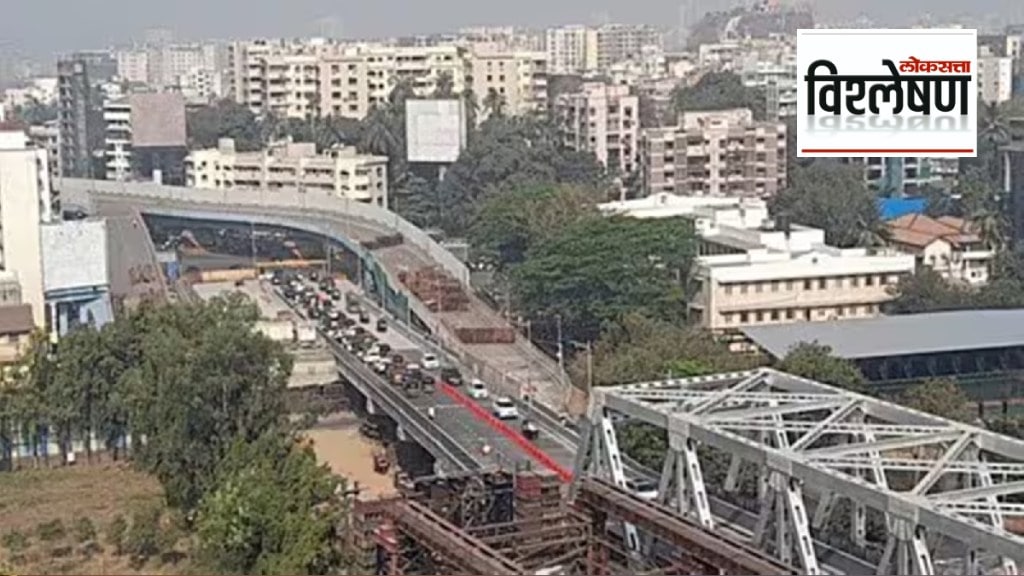 What is the Jog bridge controversy in Andheri