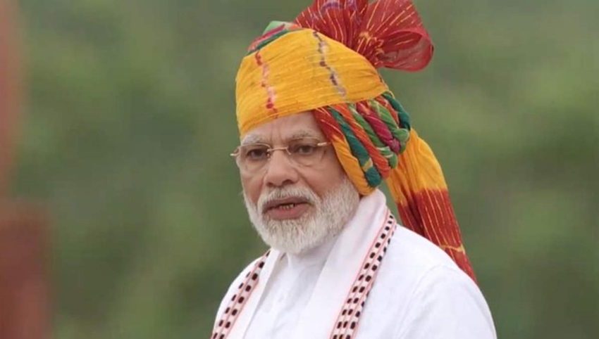 PM Modi Rajasthan Leheriya Turban