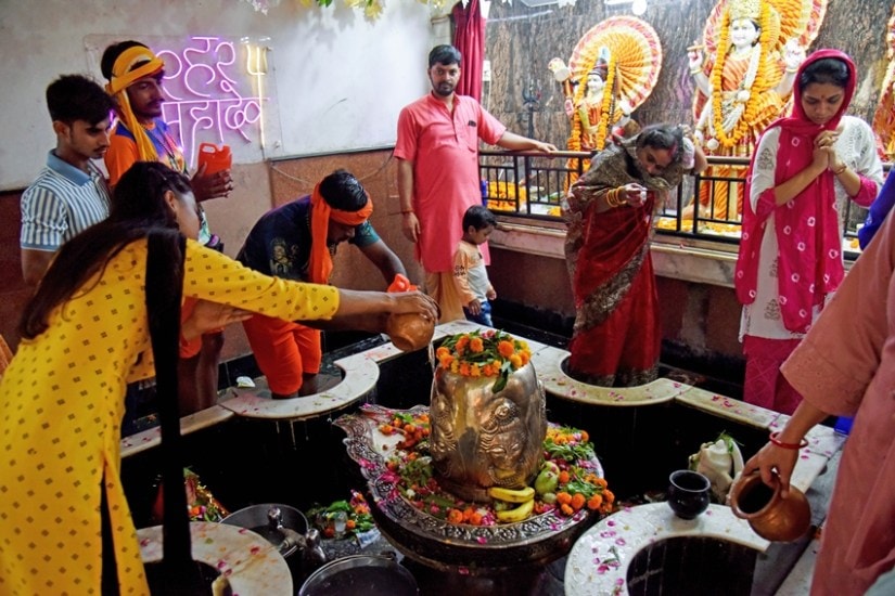 Shiv Temples Crowd