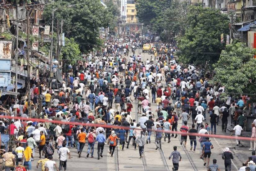 Nabanna Protest in Kolkata