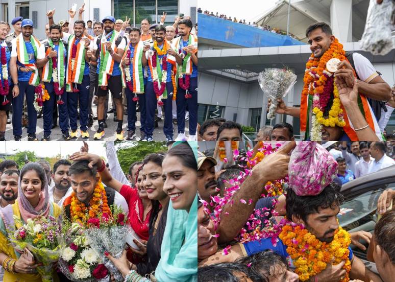 Paris Olympics Indian Hockey team got a warm welcome