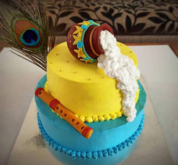 Janmashtami Cake Design 9 ideas