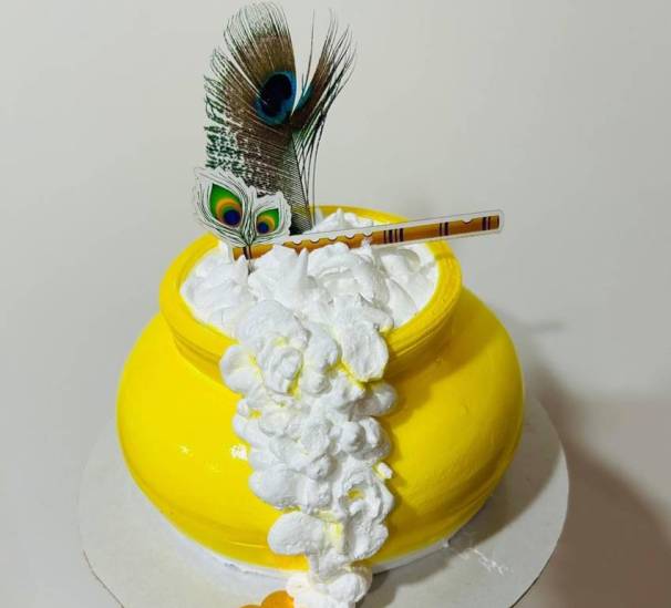 Krishna Janmashtami Cake Design