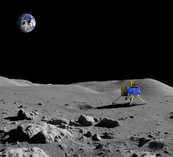 Vikram Rover Moon South Pole