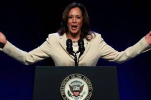 Kamala Harris accepts the Democratic presidential nomination