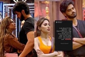 bigg boss marathi pushkar jog angry post for arbaz nikki love story