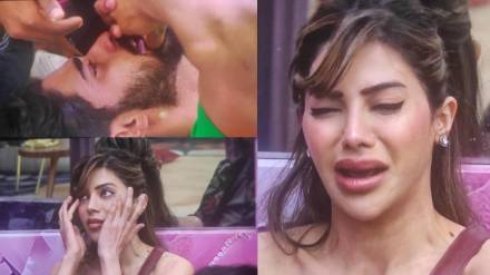 bigg boss marathi nikki emotional cried in front abhijeet