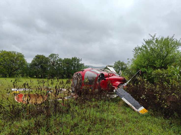 pune paud helicopter crash photo