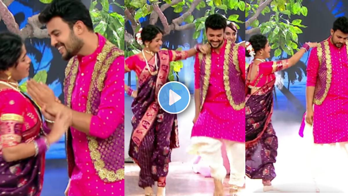 paaru and aditya dance on old marathi song netizens praises Video ...