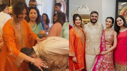 priyanka chopra share brother sidddharth chopras hastakshar and engagement ceremony photos and videos post on social media