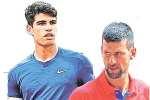 Djokovic seeks a record 25th Grand Slam title.