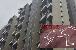 divorced woman commits suicide by jumping from building balcony in kalyan