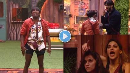 bigg boss marathi suraj chavan huge fight with arbaz and nikki