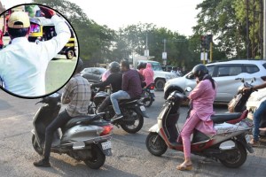 Action by traffic police against motorists who violate traffic rules pune news