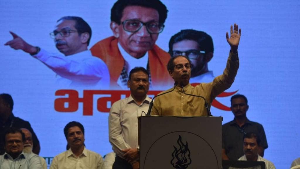 ubt chief uddhav thackeray slams eknath shinde govt