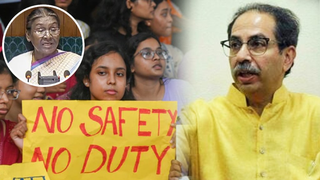 uddhav thackeray on president deoupadi murmu kolkata doctor rape case