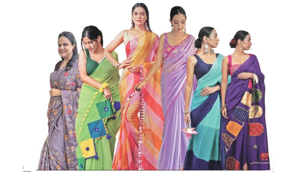 sarees trends in this shravan month