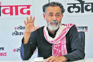 conversation with activist yogendra yadav on various issues