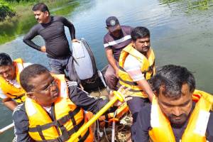 young man visiting Srikshetra Olandeshwar swept away in Panganga River found dead after 20 hours