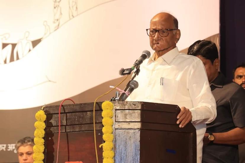 Sharad Pawar lalbaugcha Raja Darshan