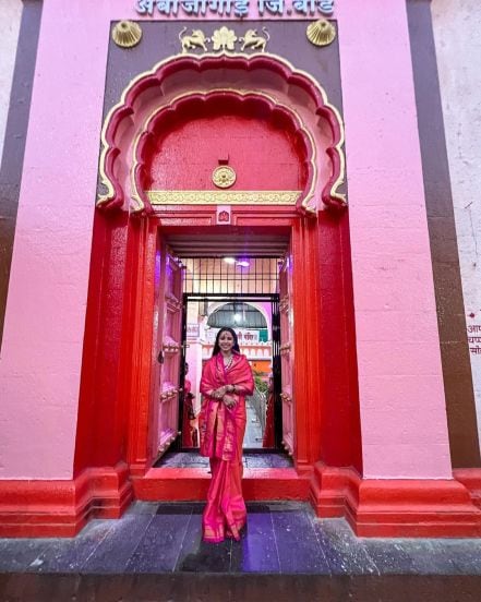 shreya bugade Aadishakti Mata Yogeshwari Devi Mandir darshan